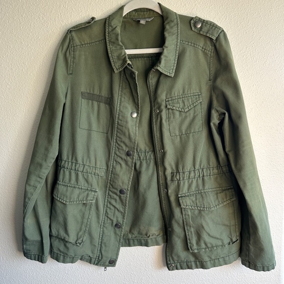Rubbish Army Jacket Green Women‎ Size M Cargo Military Pockets - Picture 12 of 12
